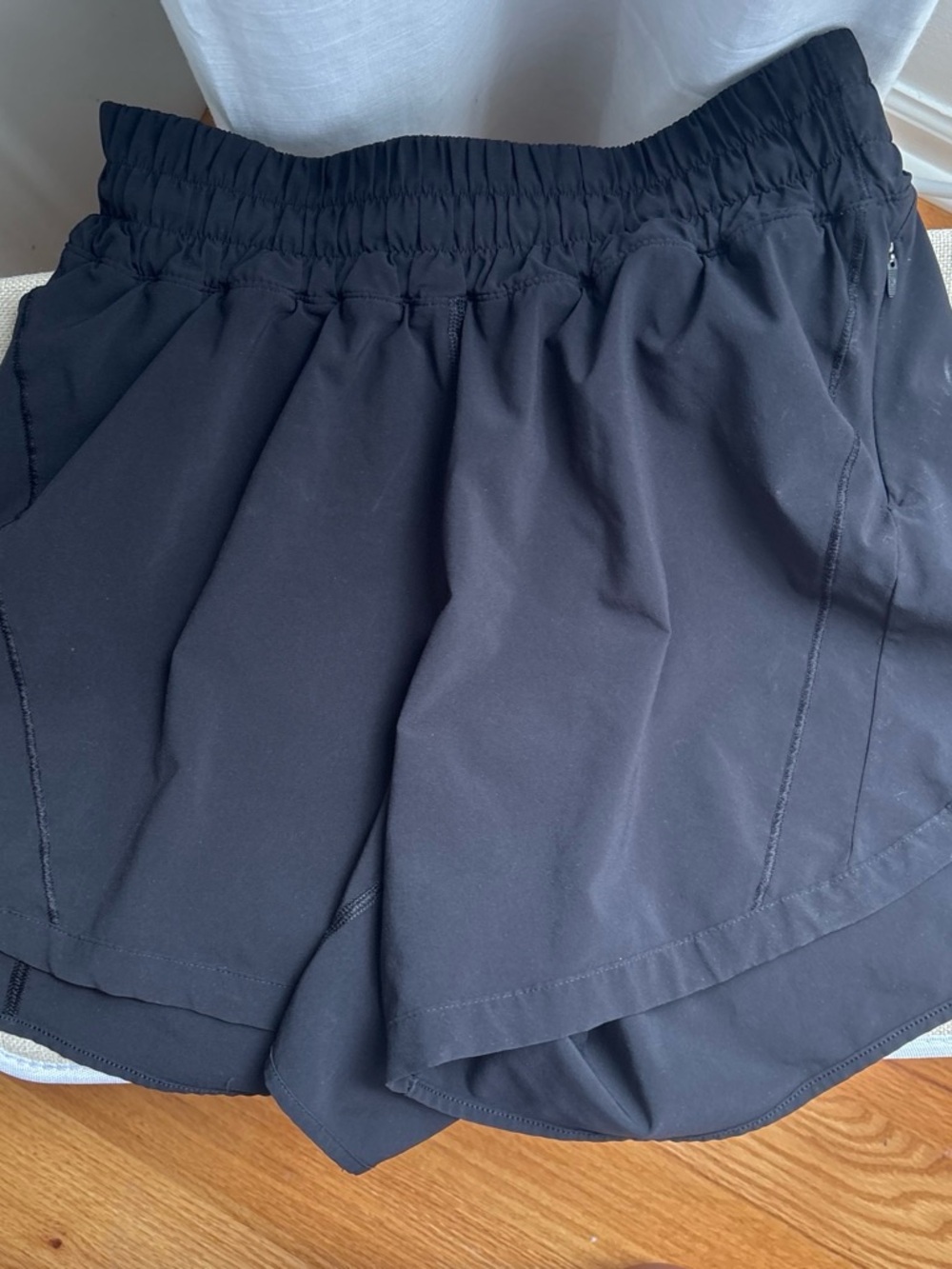 lululemon athletica Black Athletic Shorts with Elastic Waist